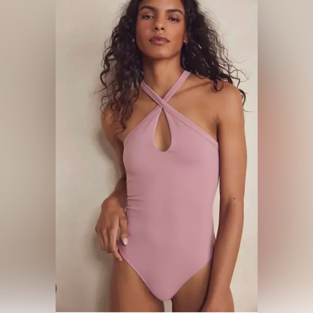 BNWOT FREE PEOPLE CROSS MY HEART DUO BODYSUIT LARGE
